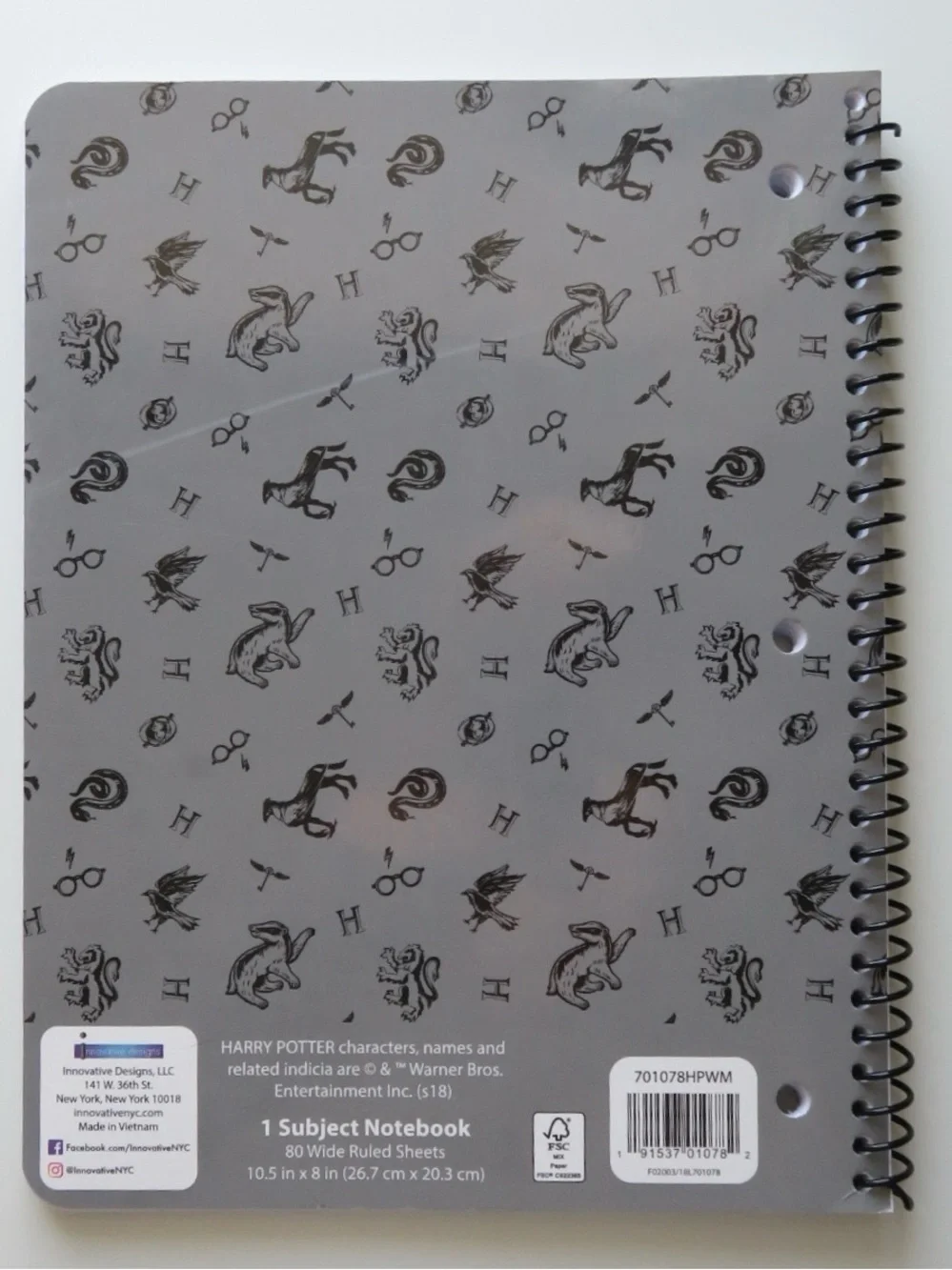 NWOT Harry Potter notebook